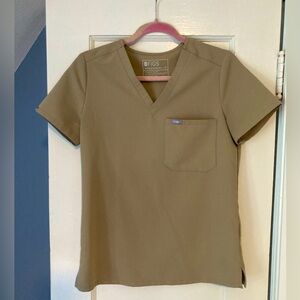 Figs Xs petite Latte scrub set